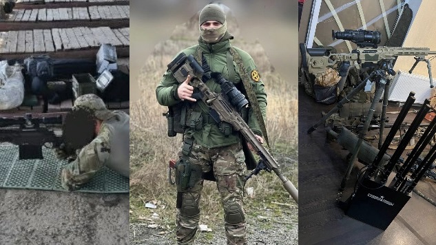 Social media posts showing Canadian rifles with Russian snipers.